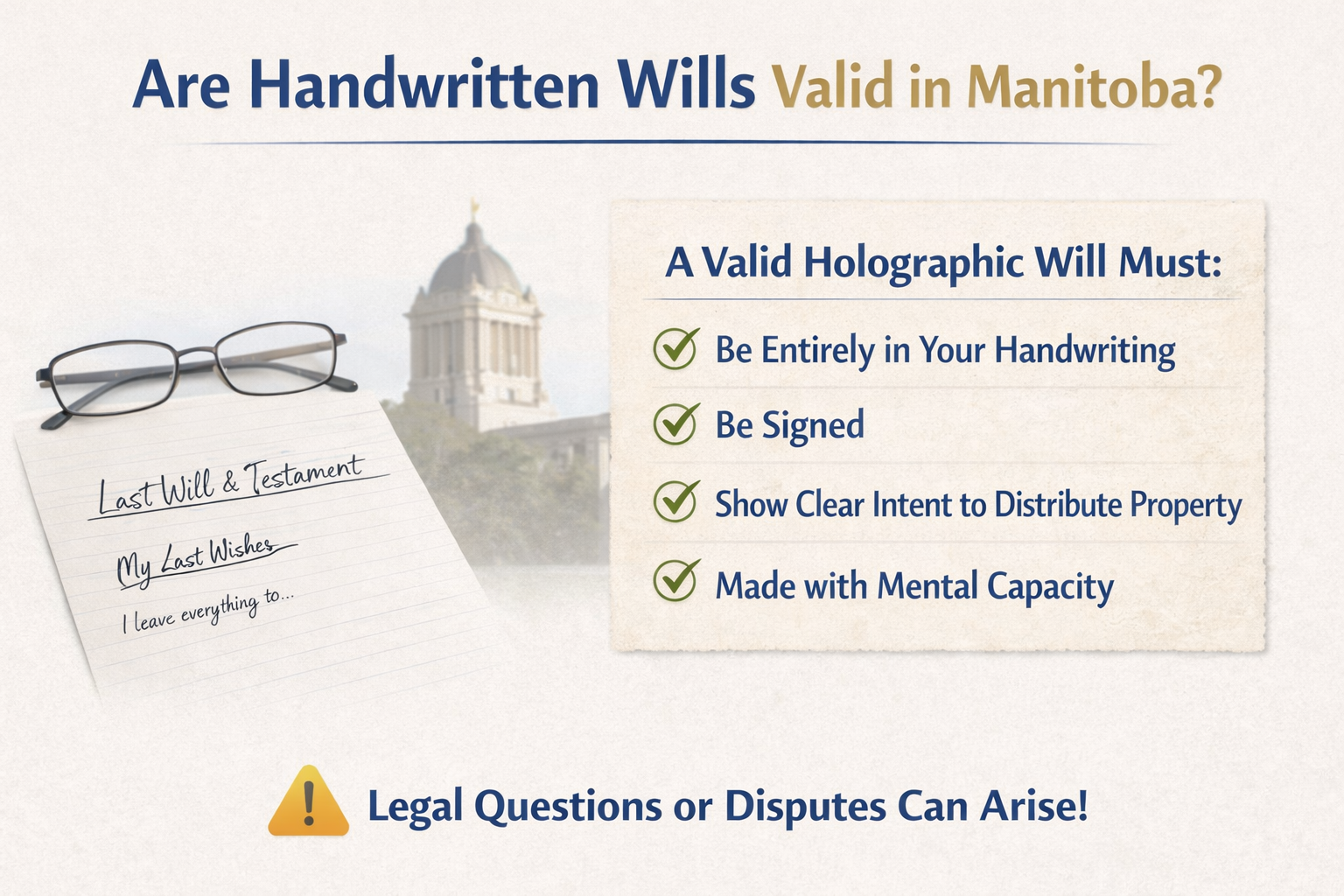 Featured image for “Are Handwritten Wills Valid in Manitoba?”